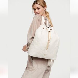 Victoria's Secret Shearling Cinch Backpack